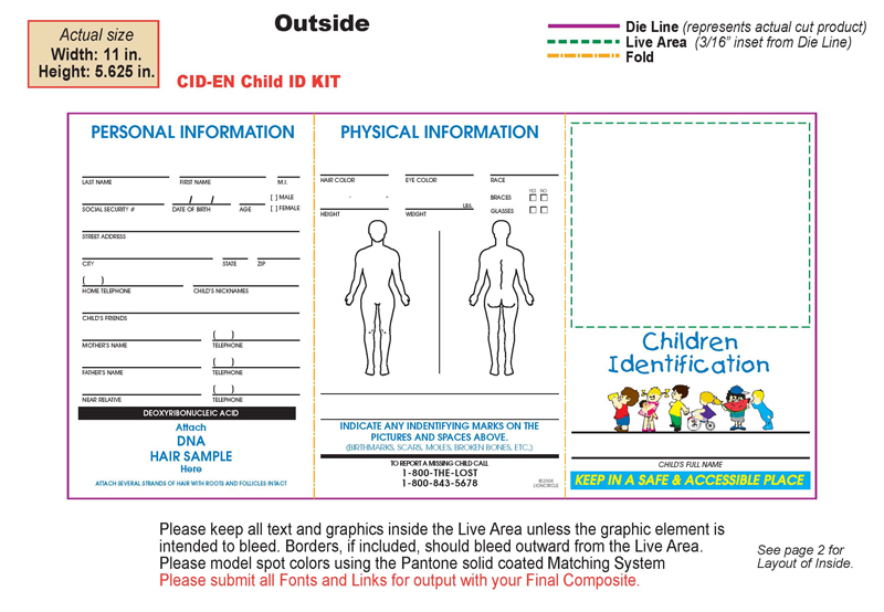 Children Identification Kits