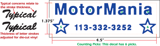 Cutting Guidelines for Car Dealer Decals