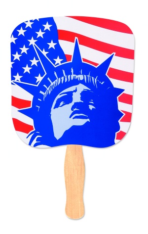 Lady Liberty Patriotic Fan