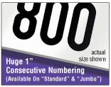 Consecutive Numbering