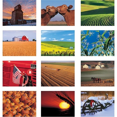 American Agriculture 2021 Calendar Monthly Scenes
