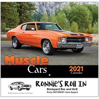 Muscle Cars 2021 Calendar Cover