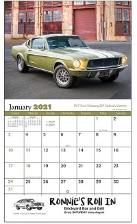 Muscle Cars 2021 Calendar