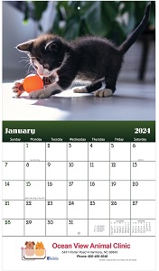 Puppies and Kittens Wall Calendar