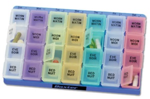 Morn/Noon/Eve/Bed Pill Organizer