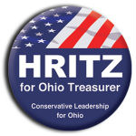 Round two color Custom Political Campaign Button - Wholesale prices