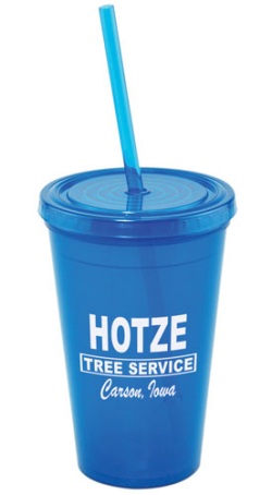 US Made Acrylic Tumbler in Blue