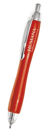Sample Red Imprinted Triple Click Lighted Pen