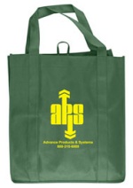 Spruce Green Grocery Tote Bag