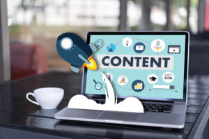 Content Marketing Rocket Image